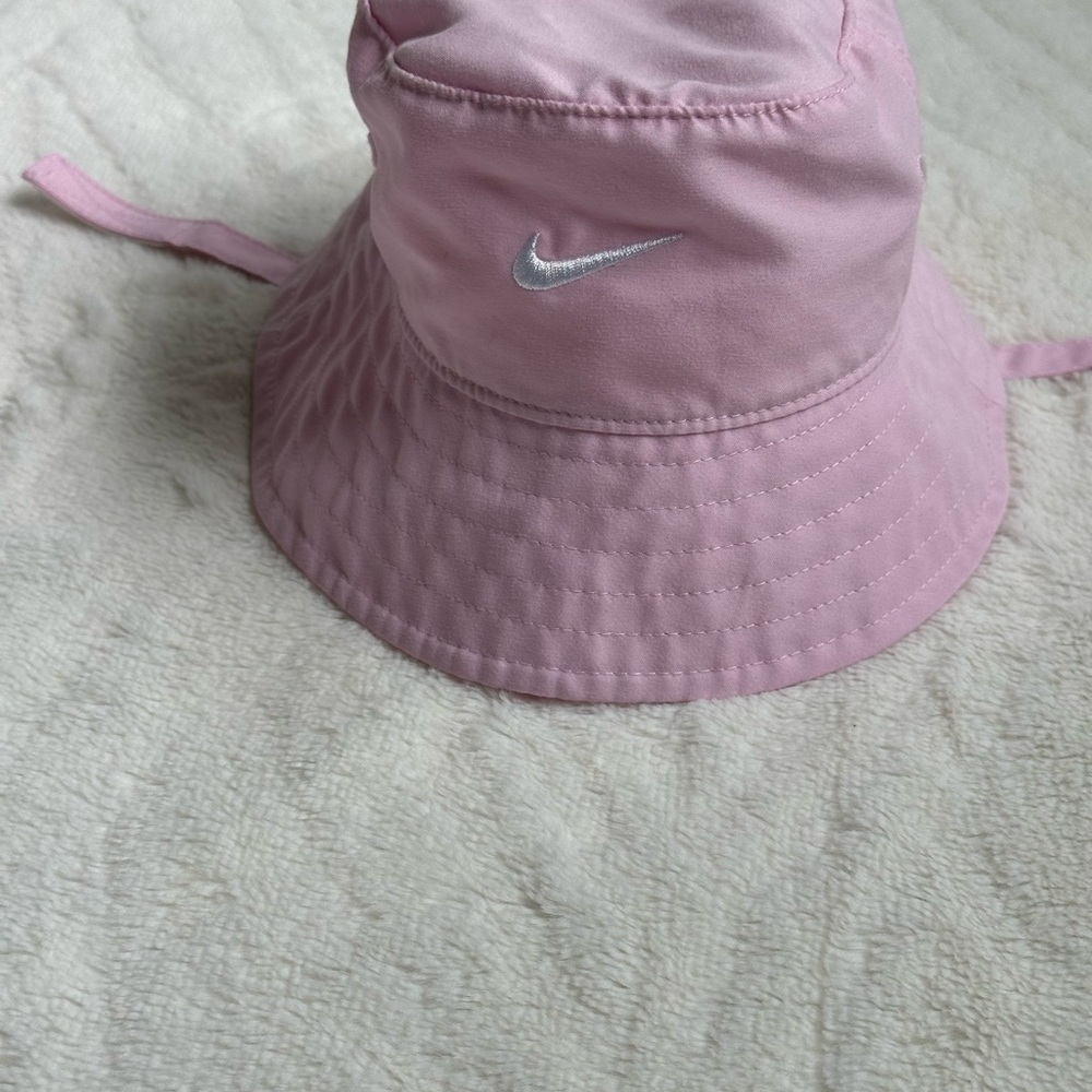 Nike Infant Pink and White Bucket Hat Sporty Accessory